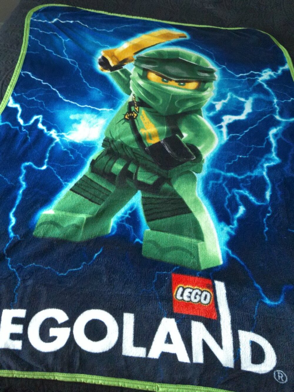 Fleece Throw Legoland Ninja 2023 64" x 45" VGUC